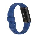 For Fitbit Luxe Silicone Color Buckle Watch Band, Size:S(White). 