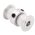 GT2 Double Heads Timing Pulley 20 teeth ID 5mm belt width 6mm CNC. 