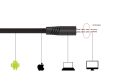 Handsfree for mobile - Inner Ear Headphones with HD music - Handsfree for Gaming - Headphones with Mic. 