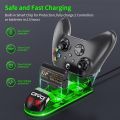 OIVO XSX Controller Charger Station with 1 Pack 3360mWh Rechargeable Battery for Xbox Series X/S/One/Elite/Core Controller, Charging Dock with 1 Packs Cover (1400mAh) (Without Box). 