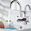 Instant Electric Water Heater tap Faucet, Tankless Geyser Heating Tab with Digital Temperature Display, ABS Body Shock Proof, Auto Electric Geezer, Water Geezar for Kitchen and Bathroom Accessories, AC 220V 3000W Under Inlet instant hot water tap. 