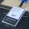 Work Identity ID Card Holder Employee's Staff with Lanyard Employee Card Name Card Cover Bank Card Adjustable Business Card Holder Students Bus Card. 
