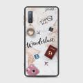 Samsung A7 2018 Cover - SkinLee HQ Infinity Glass Case (Soft) - World Journey - SKINLEE-631-1-570-220. 