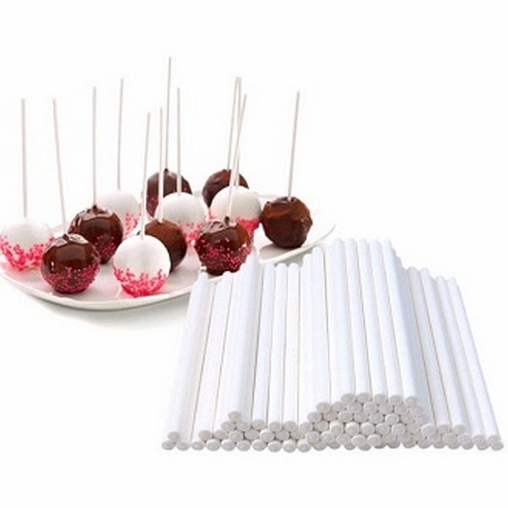 Lollipops and Cake Pop Sticks 20 Cm Pack of 50 Pcs