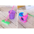 9pcs Mini Mop Broom Toys Cleaning Tools Kit Doll House Clean Toys. 