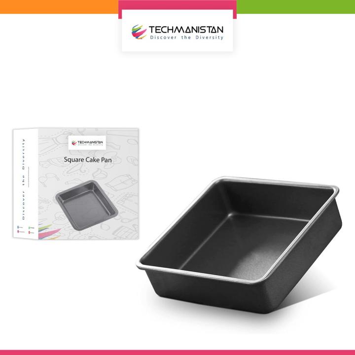 Techmanistan Non-Stick Square Cake Pan, Home Kitchen Cake Baking Pan, Cake  Pan, Brownie Pan
