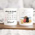 Customize Mug - Name Mug - Picture Mug - wedding Anniversary - Happy anniversary - Wedding gift - gift item - Best couple. 