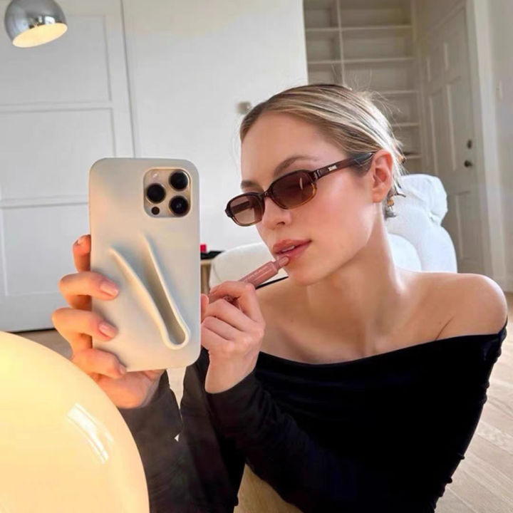 Lip Gloss Lipstick Lip Balm Phone Case for iPhone 6 6s 7 8 X XS XR 11 12 13 14 15 Plus Pro Max Silicone Lipgloss Holder Cover