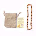 14-50cm Natural Baltic Amber Teething Necklace for Baby Raw Amber Handmade Original Irregular Amber Beads Certified Jewelry. 