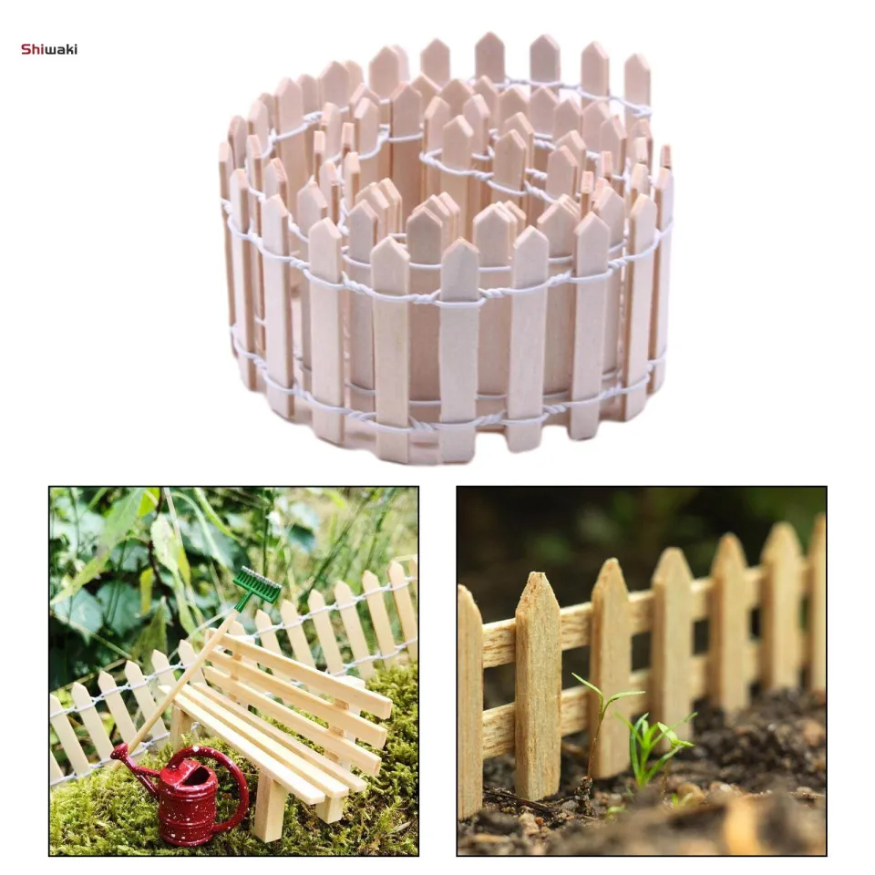 Miniature Fairy Garden Fence 90x5cm for Fairy Gardens DIY