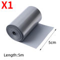 5 Rolls Reflective Strip Sticker Heat Transfer Reflective Tape for DIY Clothing Bag Shoes Shirt Iron on Safety Clothing Supplies. 