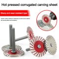 Portable 40mm Diamond Cutting Disc 6mm Shank Durable Circular Thread Cutting Disc Circular Saw Blades For Wood Metal Stone Granite Marble. 