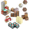 minecraft magnetic cube peripherals ore magnet assembly DIY building blocks children's educational magnetic building block toys. 