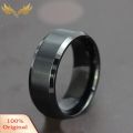 Fashion Unisex Titanium Steel Ring Wedding Band Couple Lovers Finger Jewelry. 