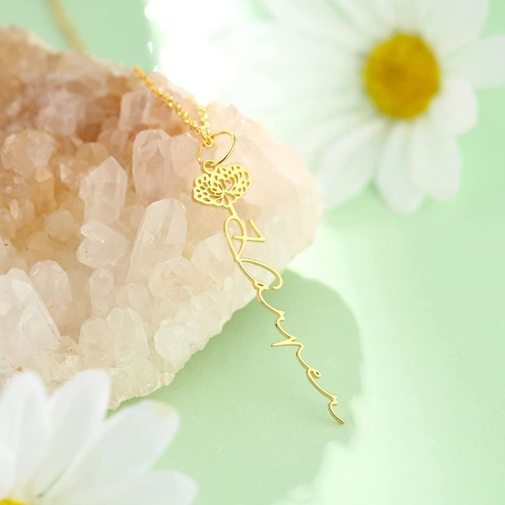 Personalized%20Birth%20Flower%20Name%20Necklace%201-12%20Month%20Name%20Necklace%20Floral%20Pendant%20Necklace%20Sterling%20Silver%20Necklace%20for%20Women%20Mom%20Girlfriend%20Mother's%20Day%20Birthday%20Anniversary%20-%20Image%203