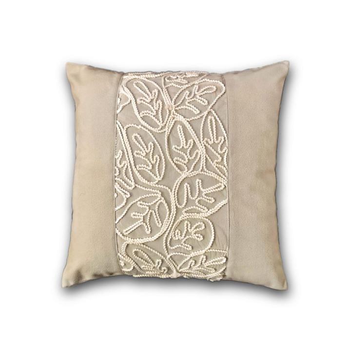 Cushion Cover 18 x 18 Floral White