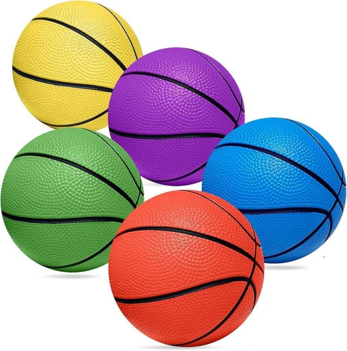 6 Inch PVC Mini Basketball for Indoor Basketball Hoops, Soft 6