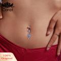Carat Navel Nail Women Men Dolphin Pendant Belly Button Nail. 