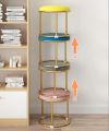 Saas Flow sitting stool sofa chair ottoman stool with metal legs Ottoman pouffes sitting sofa chair for  living room home Furniture. 