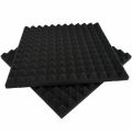 12 Pack Pyramid Shape Soundproof Foam Sound Proof Padding Treatment Panel for Echo Bass Insulation -Black. 