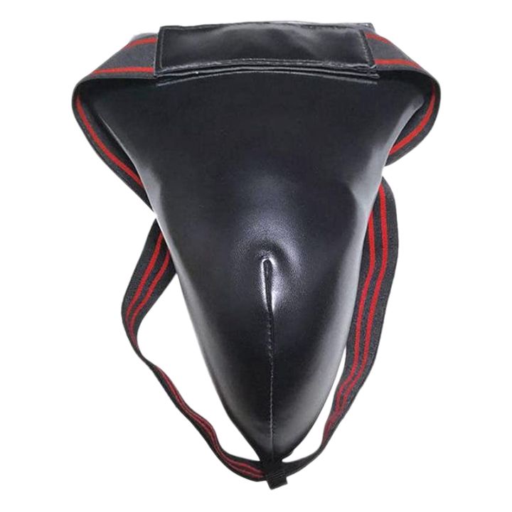 ARELENE Mens Groin Guard, Men Boxing Groin Guard Shock-Absorbing Taekwondo Karate Jockstrap Crotch Protector