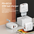 LDNIO Q229 20 w phone charger head rts fast shipping mobile phone charger type c 20w type c and usb a power charger - LDNIO Q229 20W PD+QC3.0 Fast Charger - pd charger - charger for iphone, samsung, oppo, vivo, oneplus, Mi, and others, charger, -. 