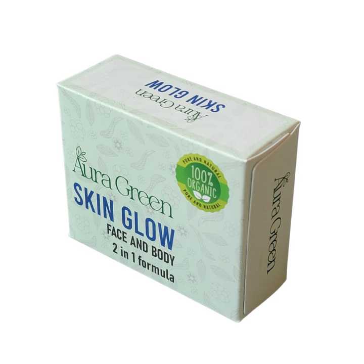 Aura green - Whitening soap - skin glow soap - 100g - organic soap