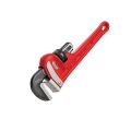 Heavy Duty Straight Pipe Wrench, Adjustable Plumber Wrench with Floating Hook Jaw and I-Beam Handle. 