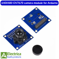 OV7670 camera module Supports VGA CIF auto exposure control display active size 640X480 for Arduino by Electrica. 