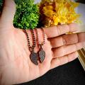 2x Best Friends Broken Heart Necklace Pendant Locket with Chain for Boys & Girls. 