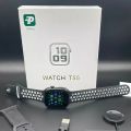 T55 Smart Watch Full Touch Smartwatch Unisex Heart Rate Fitness Tracker Watch 5 44MM Smart Watch 1.75 Inch. 