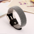 Qingwen European and American Retro Foreign Trade Ornament Factory Direct Sales Genuine Leather Bracelet Punk Bracelet Cross-Border Cattle Leather Bracelet. 