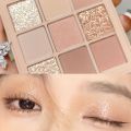 TATIBEAUTY 9-Color Matte Shiny Eye Shadow Plate Black Swan Smoked Eye Makeup Palette Women'S Clear Nude Makeup Palette. 