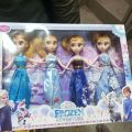 Frozen 4 piece doll set band able doll hand /foot/face all rabar good qualty. 