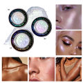 MAFFICK Lunar Glow Highlighter Powder Planetary Highlighter Cosmic Planet Highlight Eyeshadow Cheek Blusher Body Glitter Powder. 