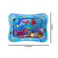 Baby Kids Water Play Mat Inflatable Infant Tummy Time Play mat - Baby Slap Pad 8 CM - For 3 to 24 Months Kids. 
