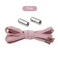 Shoe Laces with Metal Lock Laces Shoe Strings Elastic No Tie Shoelaces Semicircle Shoe Laces For Men and Adult Sneakers Shoelace. 