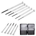 【HOT】 11PCS Professional Precision Screwdriver Set Mini Jewelers Watches Glasses Clock Jewelry Cell Phone Repairs DIY Tool Kit. 