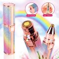 Eyebrow Trimmer | 2 In 1 Painless Brow Shaver Hair Remover Battery Operated Eyebrow Trimmer. 