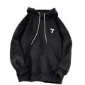 Direct sale hoodie men's fleece hooded jacket autumn and winter American high street trendy brand warm clothes. 