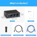 Fosi Audio Q4 Headphone Amplifier Mini Stereo DAC  for Home Cinema / TV Active Speaker. 