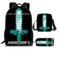 Game Minecraft Backpack Primary and Secondary School Bag Children's Boys and Girls Backpack Printed Bag Custom. 