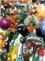Mix Beads - 100g Mixed Sizes, Shapes, and Colors for DIY Crafting and Jewelry. 