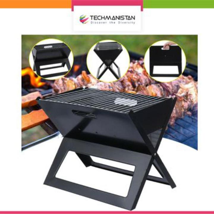 Foldable grill stand best sale