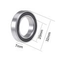 Z2 Noise Level Deep Groove Ball Bearings Smooth Chrome Steel Pre-lubricated Replacement Wheel Bearings Miniature Ball Bearing Wheels Replacement. 
