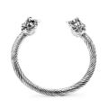 【Hengli jewelry story】Fashion Trendy Open Lion Cuff Bracelet Bangles For Women Animal Lion Charm Bracelet Women Men Jewelry Birthday Gift. 