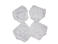 Pack of 4  White Cotton Nikar for Baby Kids (Newborn Baby & Toddler Nikkar) Kids Summer Nikars. 
