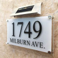 Customize house nameplate for your modern home 12*6 inch dimension name plate stylish name plate. 