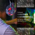 FunBug Hot-Selling Wired Gaming Headphones Rgb with Built-in Mic for Pubg Mobile, Computer, Android, PC, PS4, Laptop, Xbox, PS5, Nintendo Switch - 3.5mm & USB Plug Stereo Sound Bass Head Phone Headset with Noise Cancelling Microphone. 