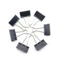 BataBata 12 Pcs/Box Large Binder Clips , Big Paper Clamps Clips For Office Supplies,Black Binder Clips. 